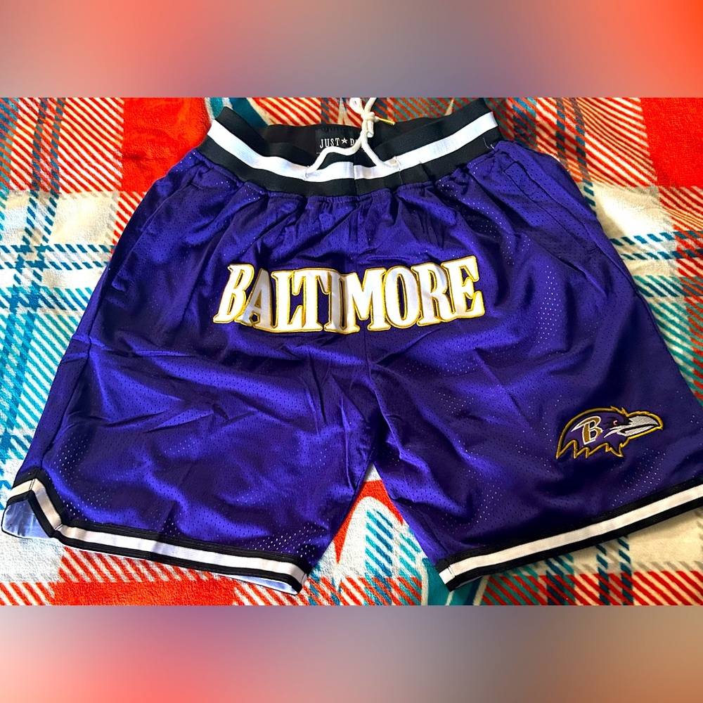 Baltimore Purple Athletic Shorts